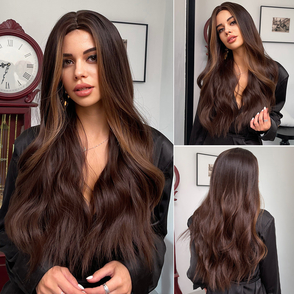 This full handmade lace wig, crafted from Japanese fiber, boasts ultra-realistic details—its smooth, natural strands blend seamlessly like real hair. The delicate lace base ensures a lifelike hairline, while the breathable design keeps you comfy all day. It also flatters your face beautifully, softening contours for a polished look.